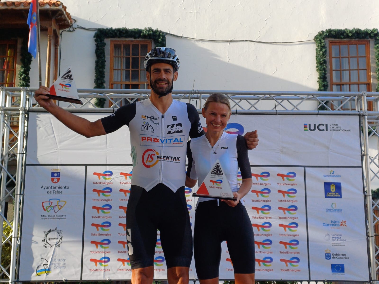 Rivero y Sekulova se coronan en la XXIII TE Gran Fondo Pico de las Nieves